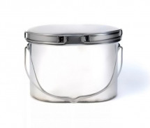 Котелок низкий 1,8 л крышка с ручками Роза Ветров