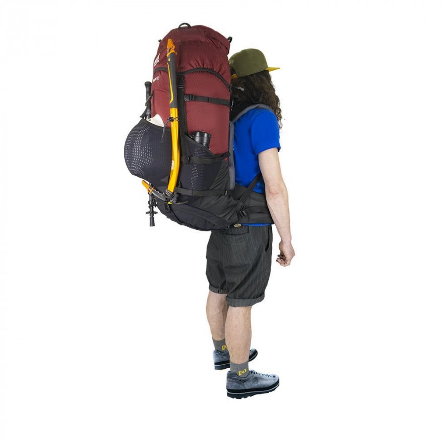 Рюкзак туристический Pamir-80 V3, бордовый, Манарага