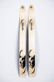 Лыжи Охотник, полнокамусные, дерево, длина 180, ширина 15 см