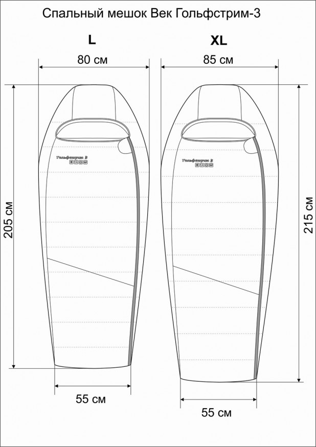 Спальный мешок Век Гольфстрим-3