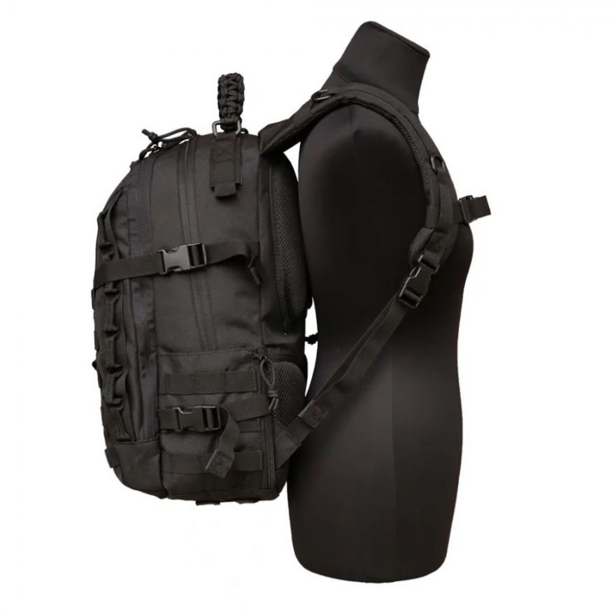 Рюкзак туристический Tactical 40, черный, Tramp