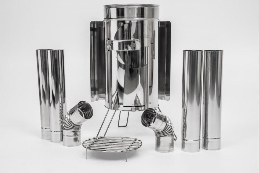 Печь Рыбака PS10, 10 л с экранами