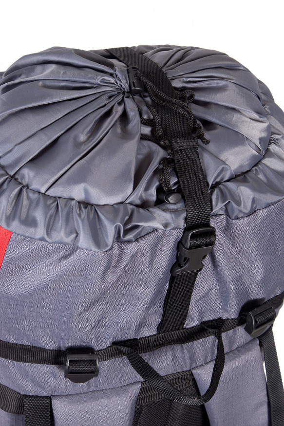 Рюкзак туристический Оптимал 2, серо-красный, 90 л, ТАЙФ