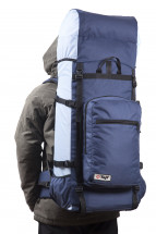 Рюкзак туристический Оптимал 4, синий-голубой, 100 л, ТАЙФ