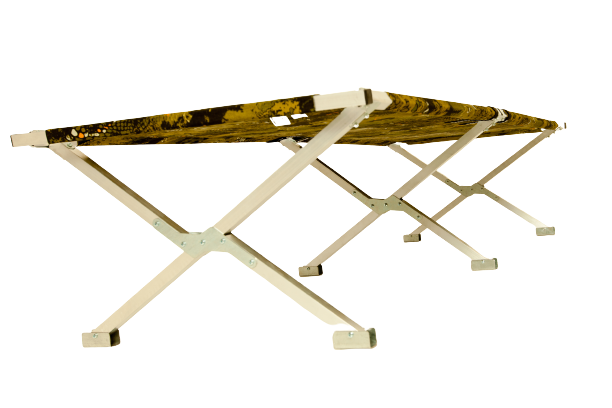 Раскладушка туристическая в чехле Пингвин, 1850х650х400 мм, труба алюминиевая 25х25 мм