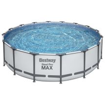 Бассейн каркасный Steel Pro MAX, 488 х 122 см + 3 аксессуара