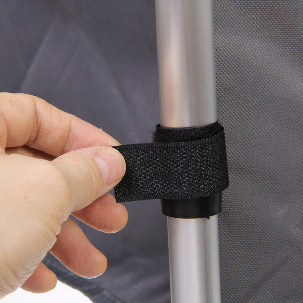 Стол кемпинговый складной 120*47*54-70 см, с 2-мя подвесными отделениями