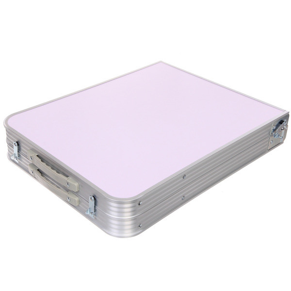 Стол кемпинговый складной 120*47*54-70 см, с 2-мя подвесными отделениями