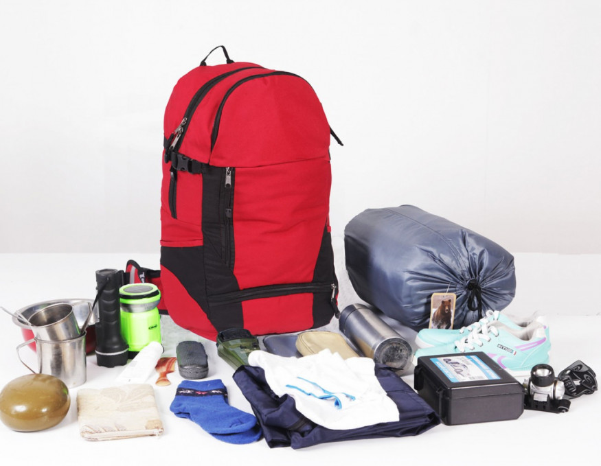 Рюкзак туристический Кайтур 3, вишневый, 50 л, ТАЙФ