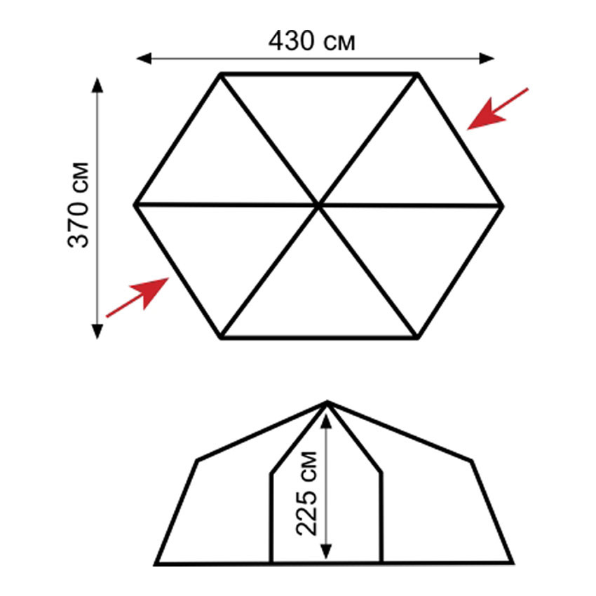 Палатка-шатер Mosquito green, Tramp