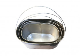 Котел Век с крышкой 12 л овальный