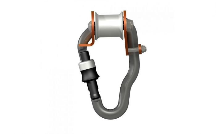 Вспомогательный ролик  для переправ Вертикаль Комфорт (Карабин Гусь в комплекте)