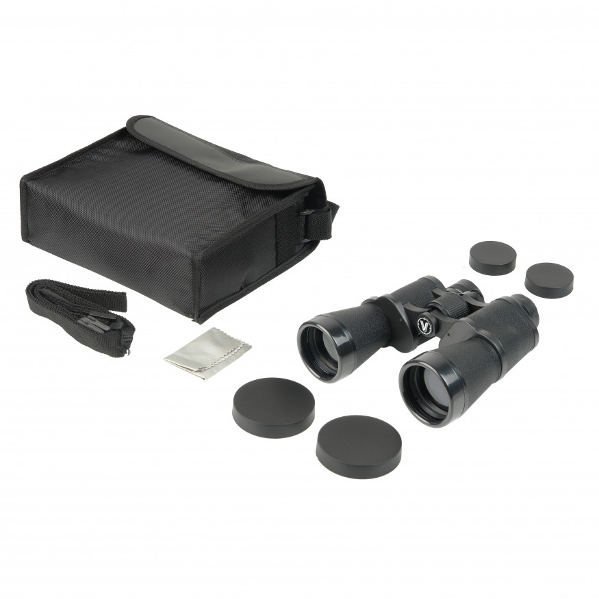 Бинокль Veber Classic БПЦ 7x50 VL черный, кожа